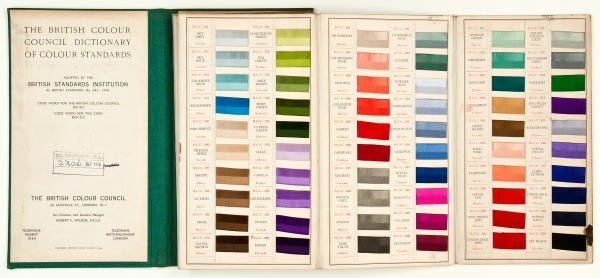 The British Colour Council dictionary of colour standards - Museum ...