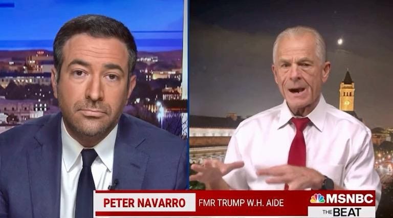 One step closer to a jail cell&#39;: Former federal prosecutor says Peter  Navarro&#39;s MSNBC interview went &#39;very badly&#39; for him - Raw Story -  Celebrating 18 Years of Independent Journalism