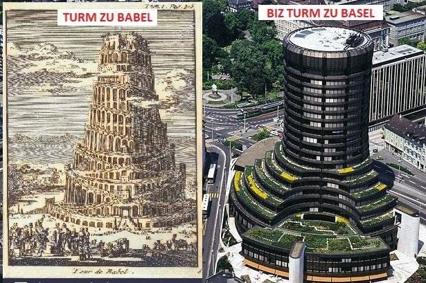 Sylvie Gélinet d'Orgeval on Twitter: "🚨Babylon and the Tower of Babel  versus Basel and the BIS Tower, the Bank of International Settlement being  the Bank for Institutional Corruption #GameOver 🏁 https://t.co/X1JemwLMEA"  /