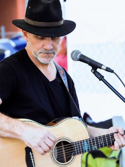 Image of Matthew Moran performing.