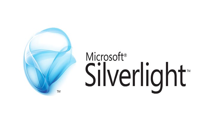 The Microsoft Silverlight logo and branding.
