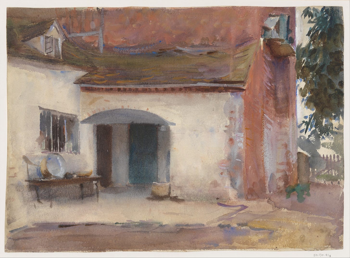 House and Courtyard (between 1895 and 1903)