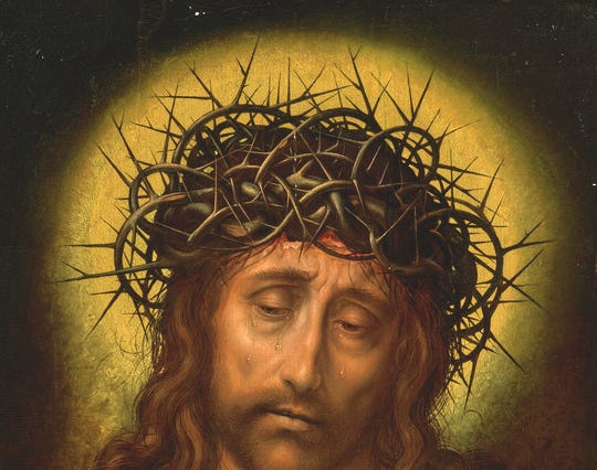 Painting of Christ as the Man of Sorrows