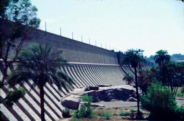 Aswan High Dam, 1983.