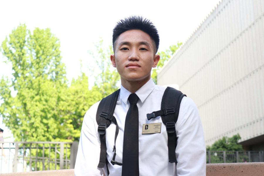 20-year-old+Criminal+Justice+major+Chi+Meng+Vang+stands+in+front+of+the+Sacramento+State+Library+on+Thursday%2C+April+7%2C+2022.+Vang+is+an+international+refugee+and+a+peer+leader+for+the+Asian+Pacific-Islander+and+Desi-American+campus+community.+%28Photo+by+Michael+Pacheco%29%0A