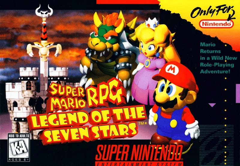 Super Mario RPG game box