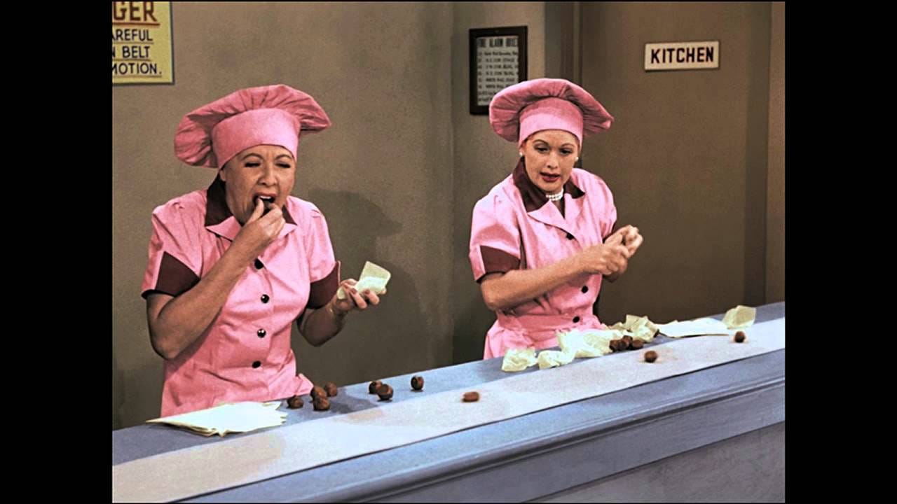 I LOVE LUCY Chocolate Factory - YouTube