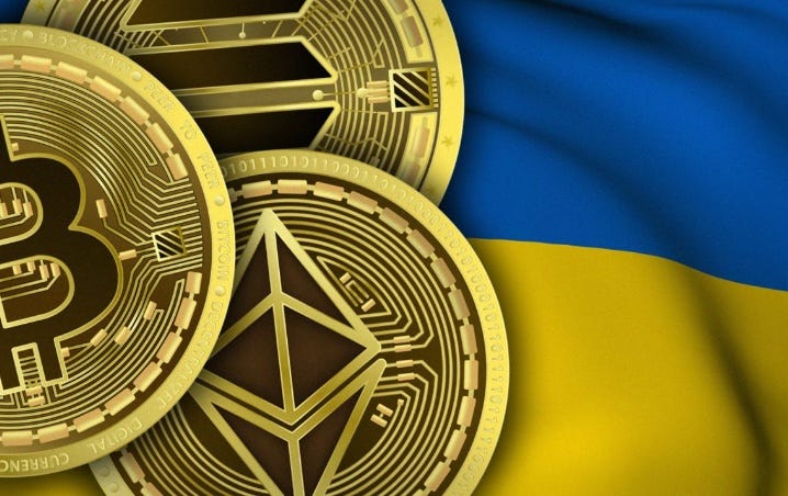 Ukraine has received $37 million in crypto donations so ...