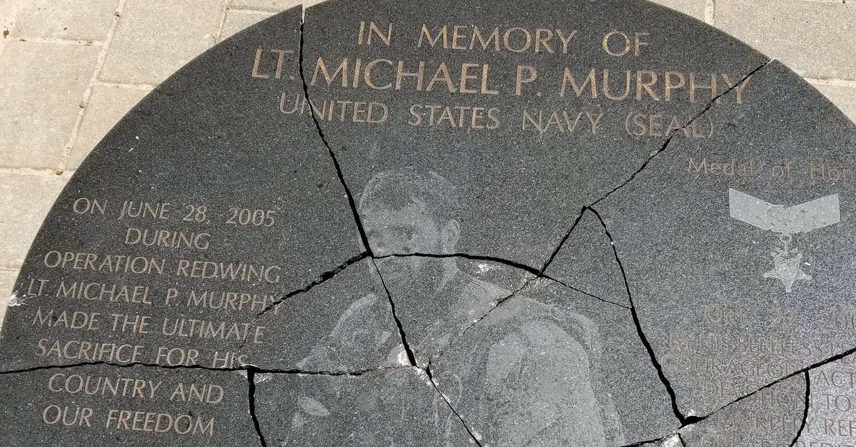 Vandals Destroyed a Navy SEAL Memorial, SEAL Offers Reward if Caught | Rare