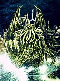 Cthulhu in the lost city of R'lyeh