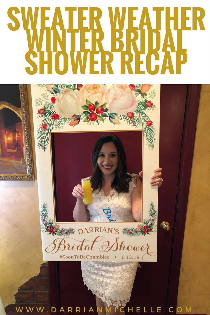 Sweater Weather Bridal Shower - My Winter Bridal Shower Recap