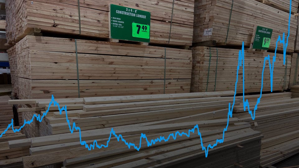 Sky-High Lumber Prices Are Back - WSJ