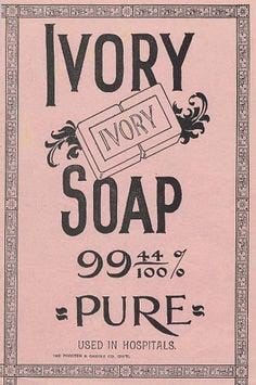 How is Ivory soap 99.44% pure? - Quora