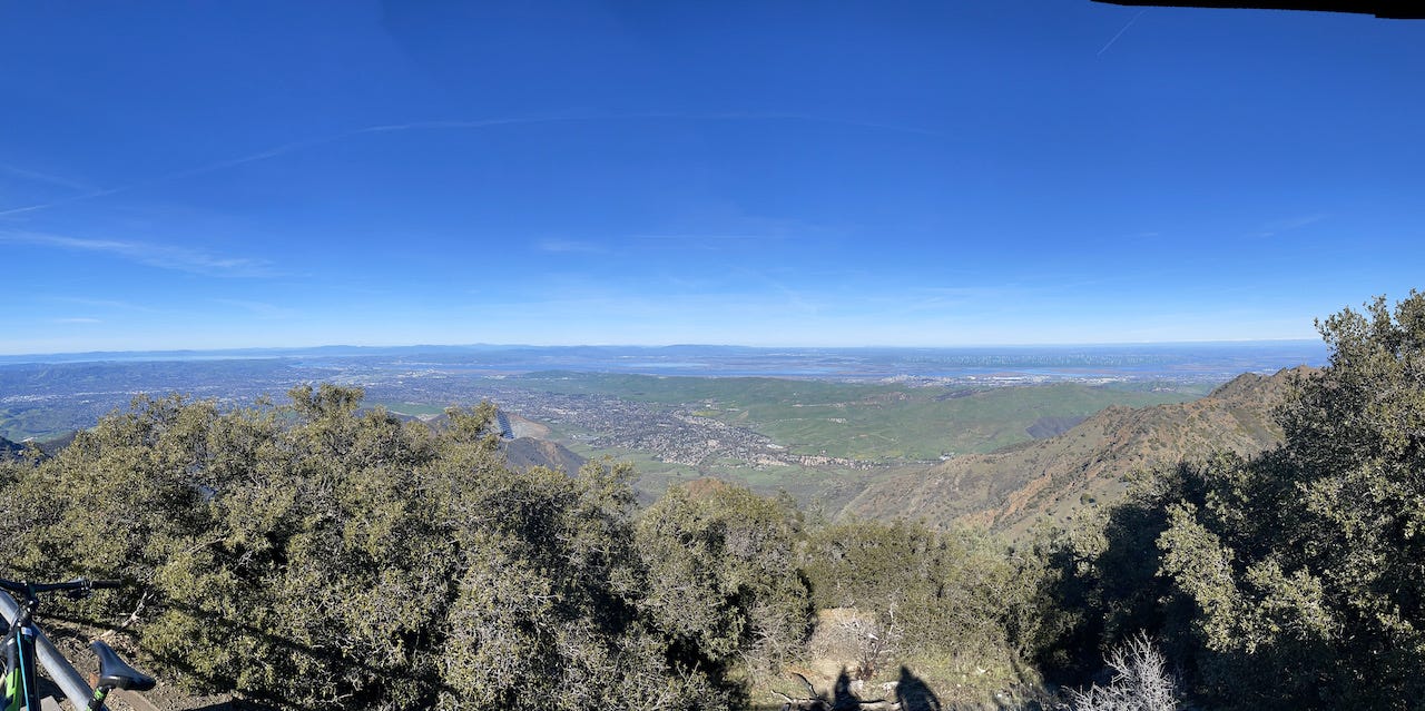Pano shot from the top of Mount Diablo by arod
