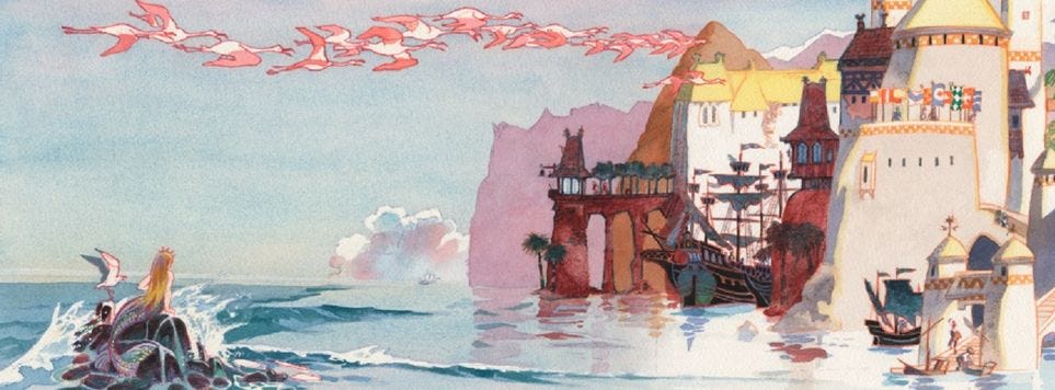 Disney: 10 Official Concept Art Pictures Of The Little Mermaid You Have To  See