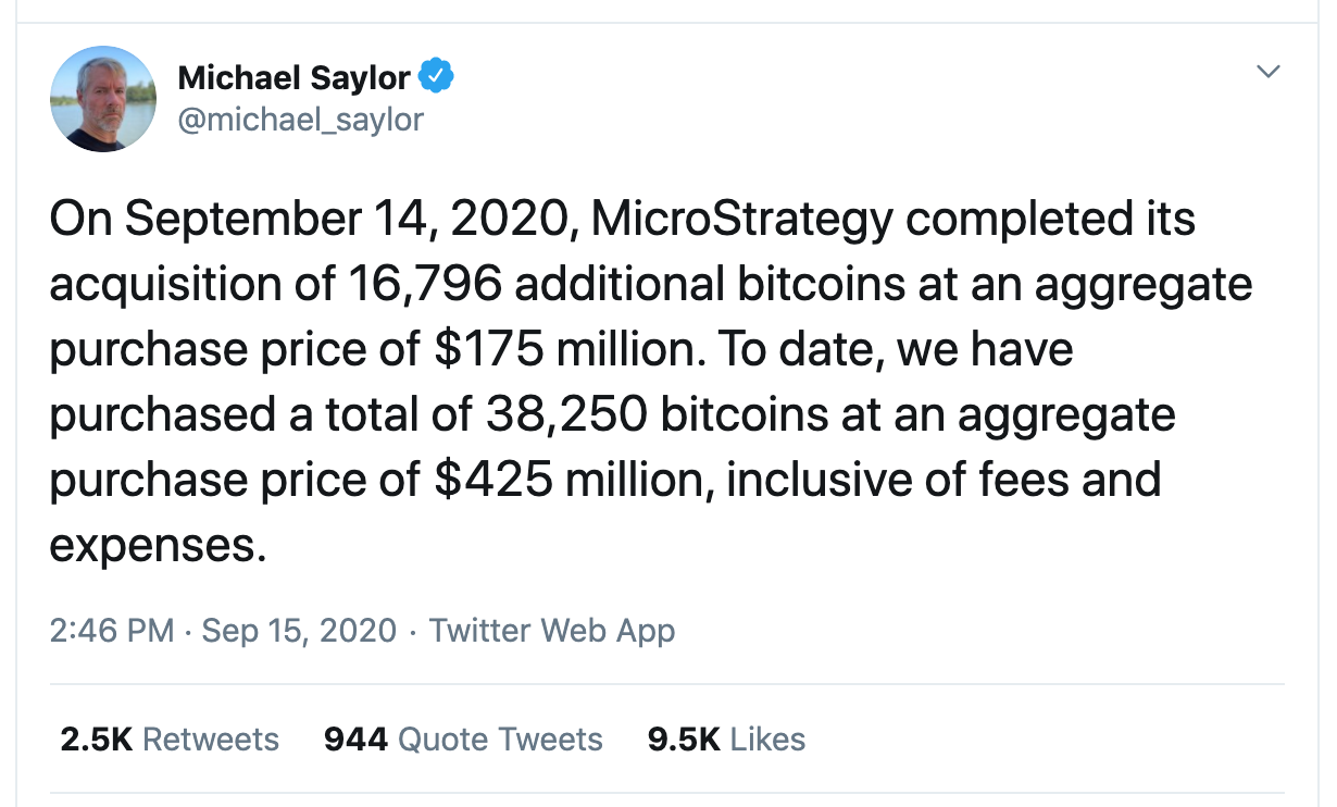 By Purchasing Even More Bitcoin, MicroStrategy Proves That Its Strategy Has  Been Well Thought Out | by Sylvain Saurel | In Bitcoin We Trust | Medium