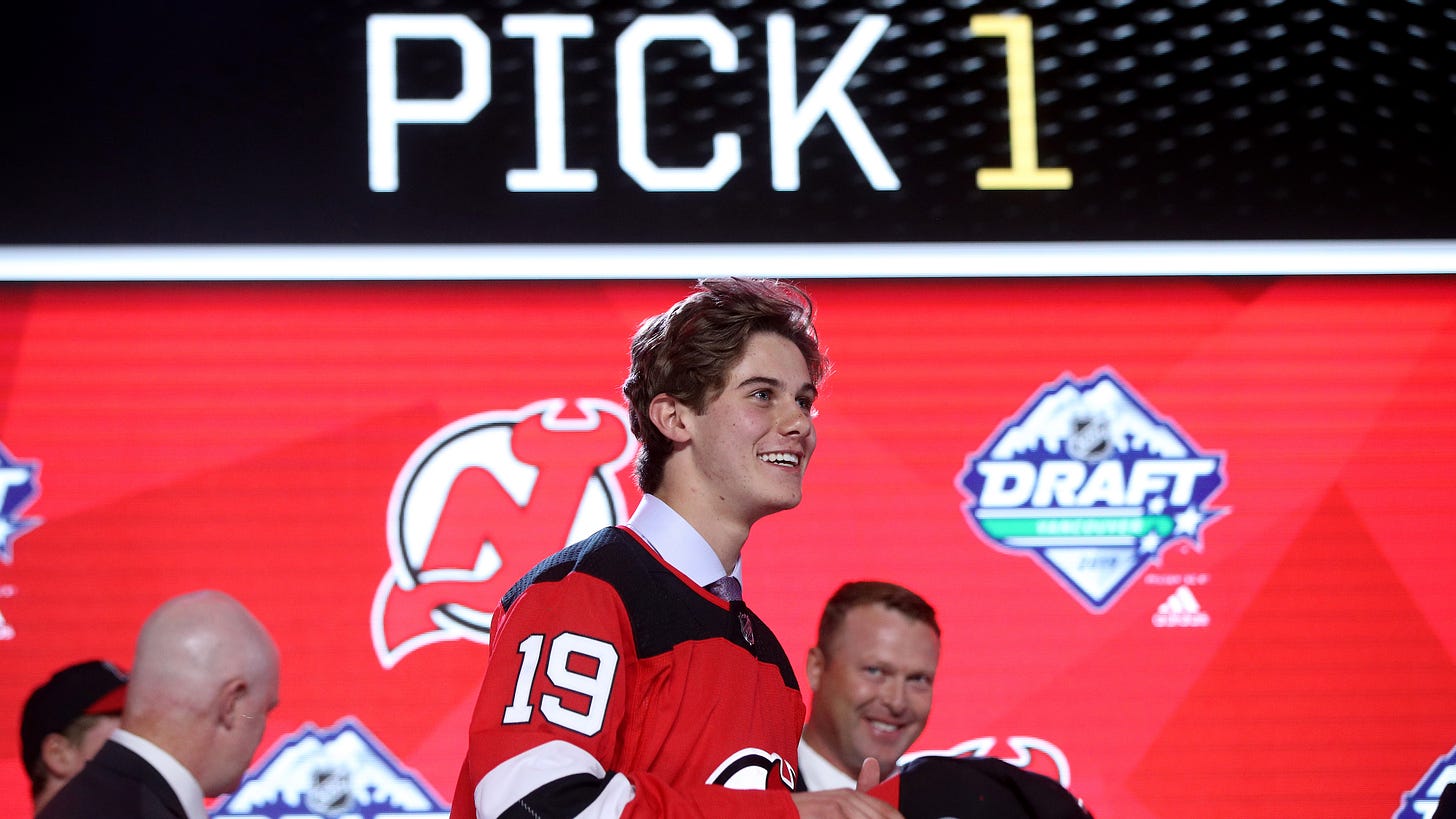 2019 NHL Draft: New Jersey Devils take Jack Hughes with No. 1 ...
