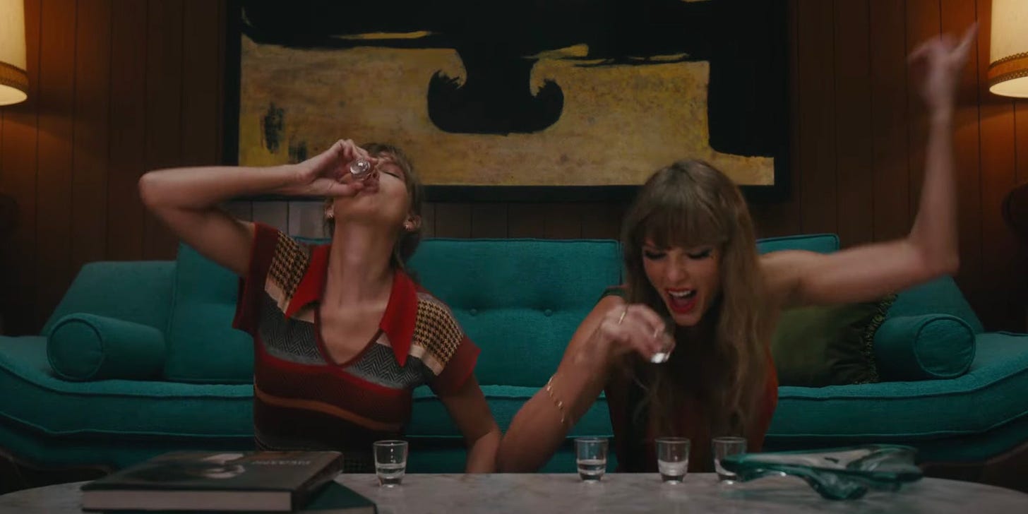 Taylor Swift Parties With Her “Anti-Hero” (Also Taylor Swift) in New Video:  Watch | Pitchfork