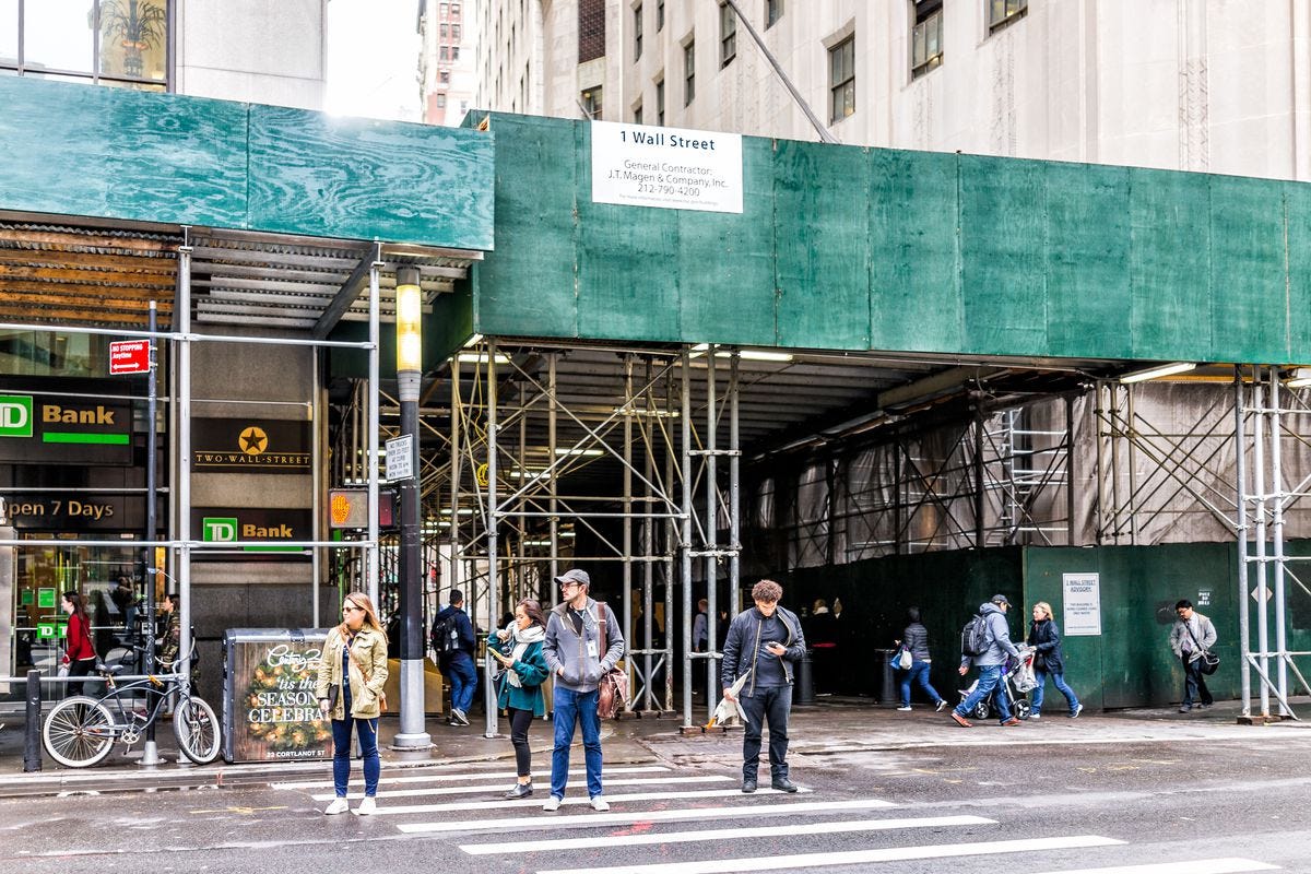 NYC&#39;s 270 miles of sidewalk sheds tracked in real-time map - Curbed NY