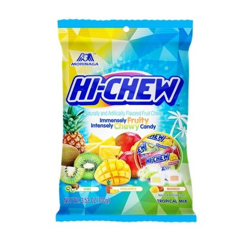 Morinaga Hi-chew Tropical Mix Fruit Chews 3.53oz : Target