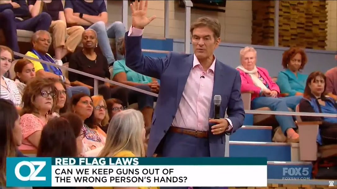 VIDEO: Dr. Oz Supports Gun Control in Opposition to Republican Party –  Personal Defense World