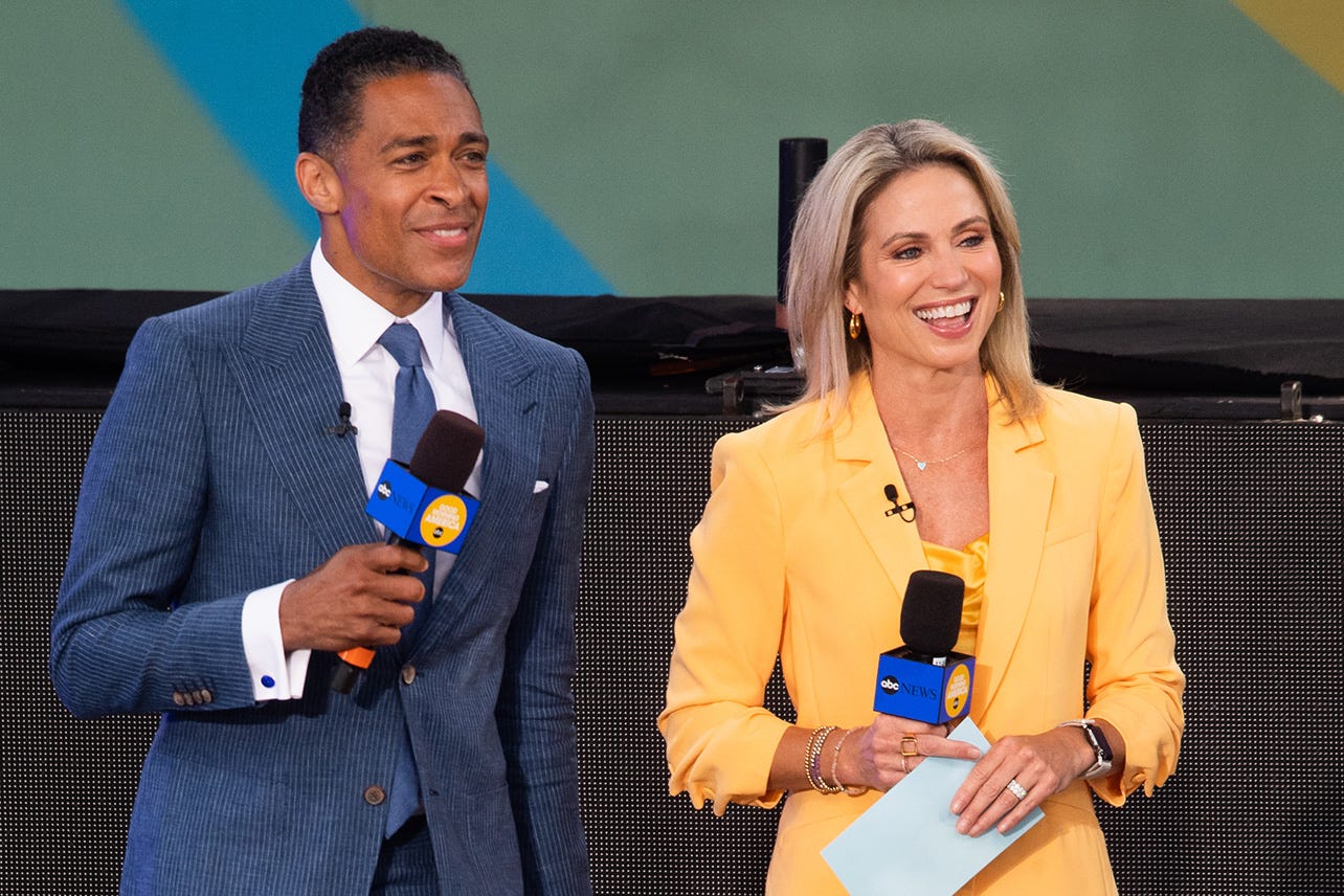 Inside GMA hosts Amy Robach and T.J. Holmes' romantic scandal