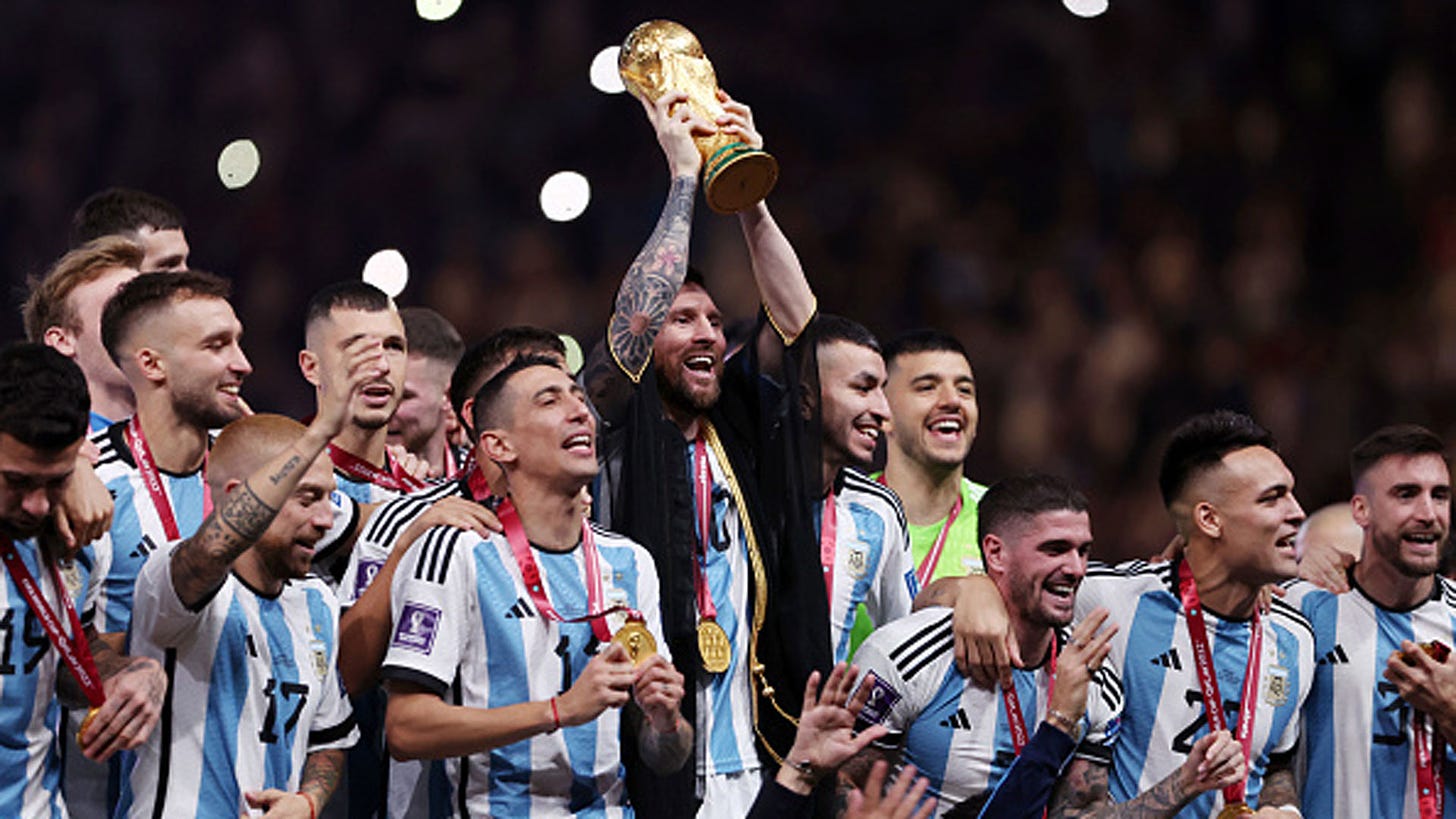 FIFA World Cup Final 2022 Qatar Argentina beats France Lionel Messi Kylian  Mbappé | TSN