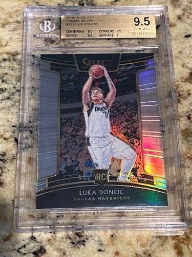 2018-19-PANINI-SELECT-LUKA-DONCIC-RC-SILVER-PRIZM-CONCOURSE-BGS-9-5-GEM-MINT