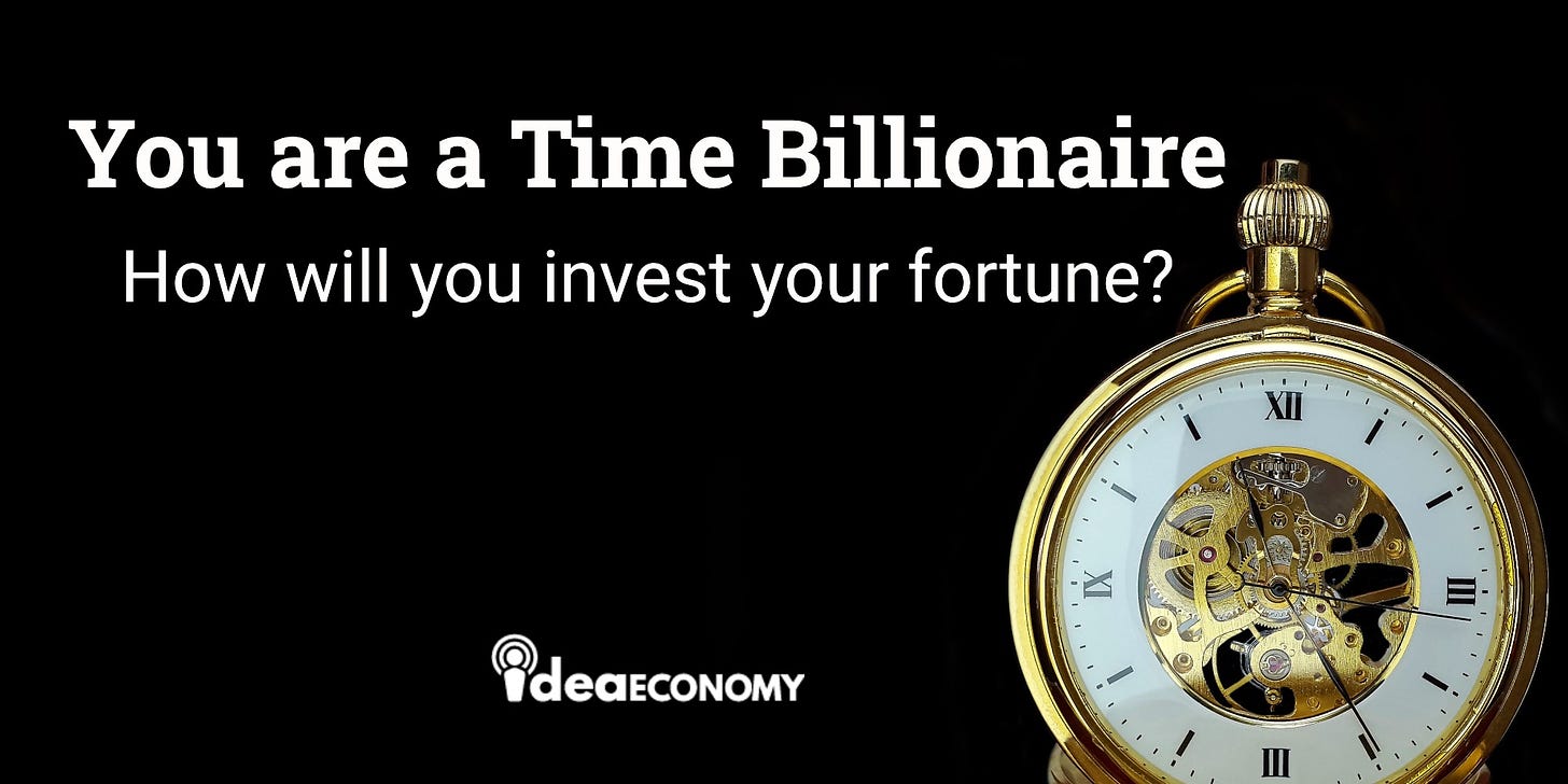 You Are a Time Billionaire!. Anthony Pompliano shares an important… | by  John Bardos | Medium