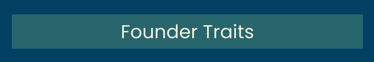 Founder Traits