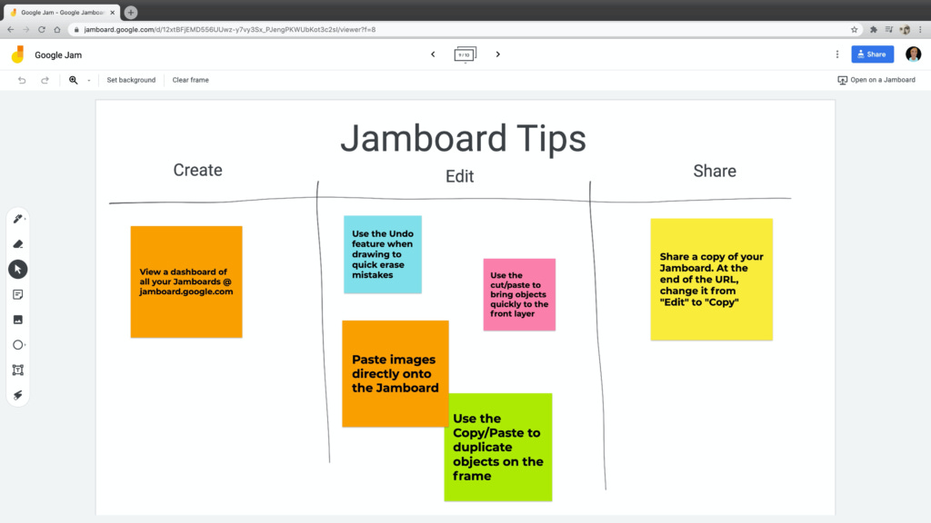 Google Jamboard Digital Whiteboarding | Center for Academic Innovation