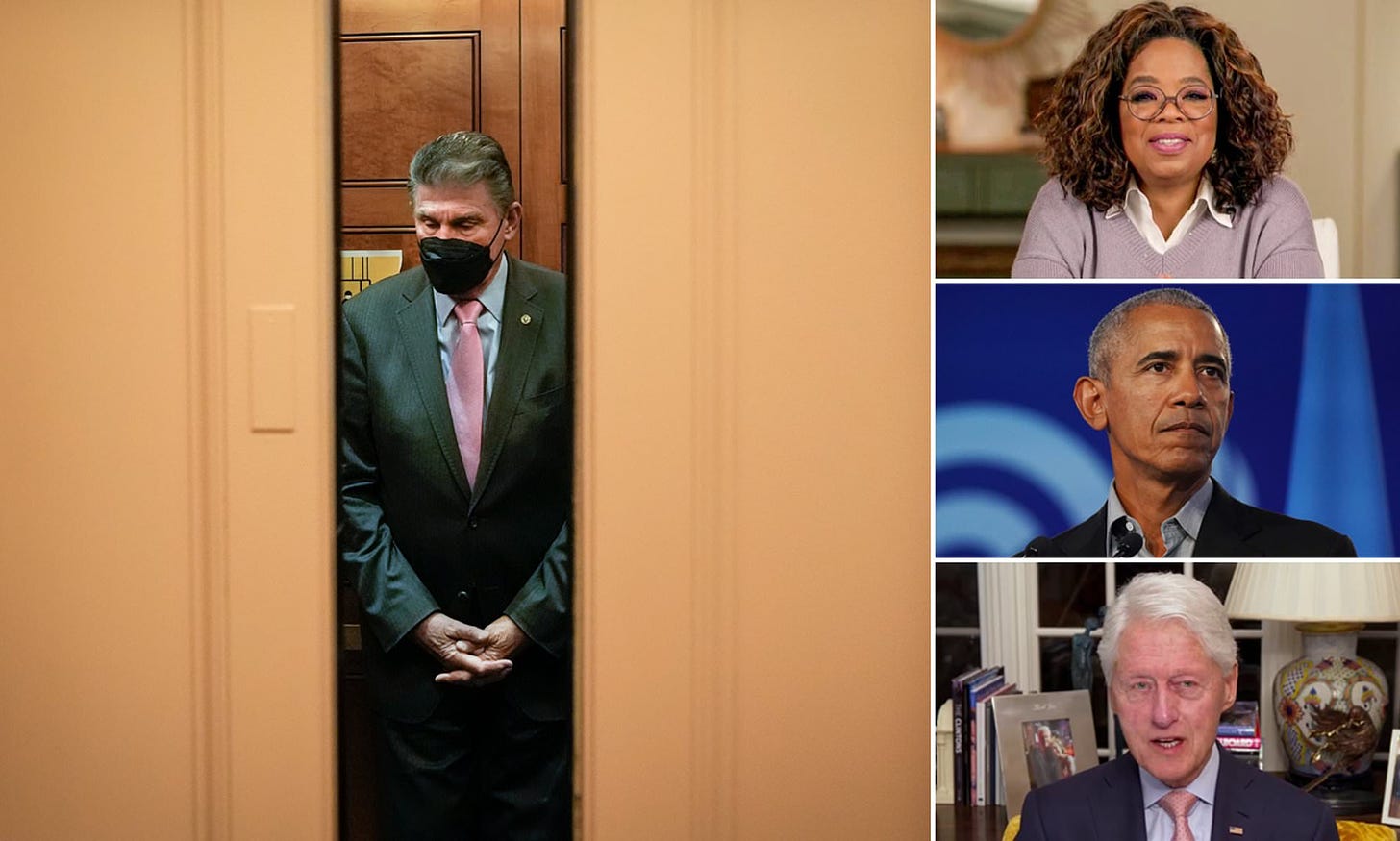 Oprah Winfrey, Barack Obama and Bill Clinton called Joe Manchin about  filibuster | Daily Mail Online