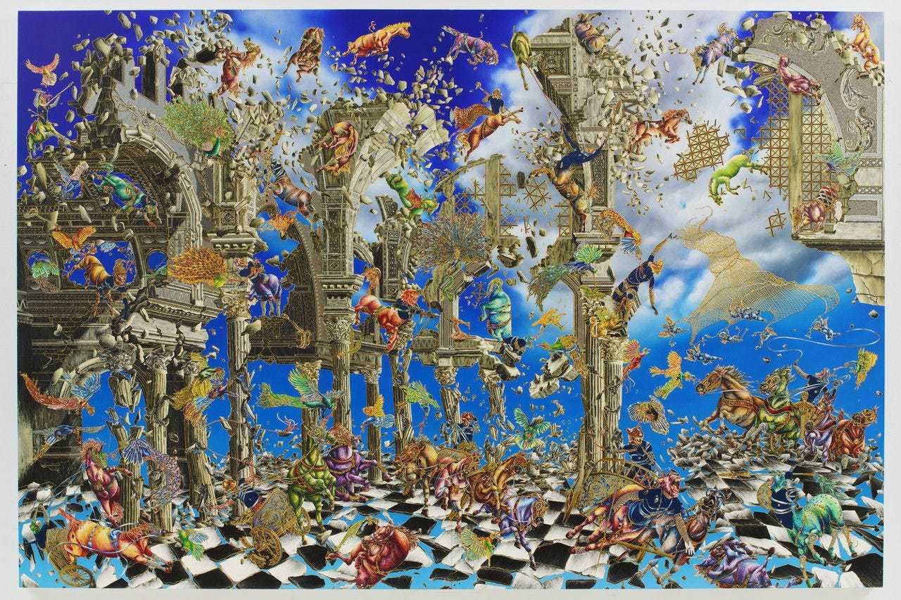 Raqib Shaw's 'Paradise Lost' | Surreal art, Artist, Raqib shaw