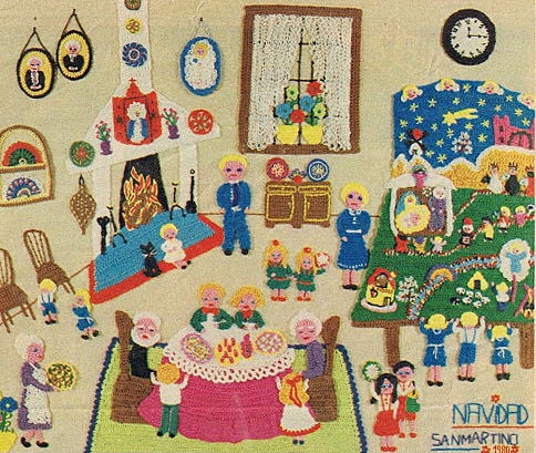 "Navidad", Sanmatino (Lola Martino y Soledad San Martín), 1980.