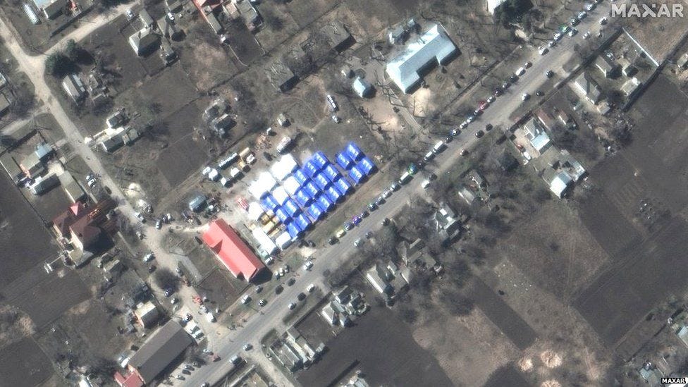 Russian refugee camp at Bezimenne
