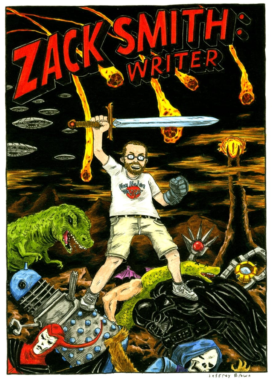 Zack Smith (Me) By Jeffrey Brown Comic Art