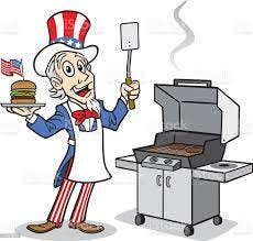 Uncle Sam Cooking At Bbq Stock Illustration - Download Image Now - iStock