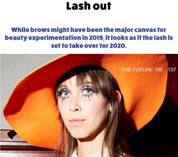 Lash trend