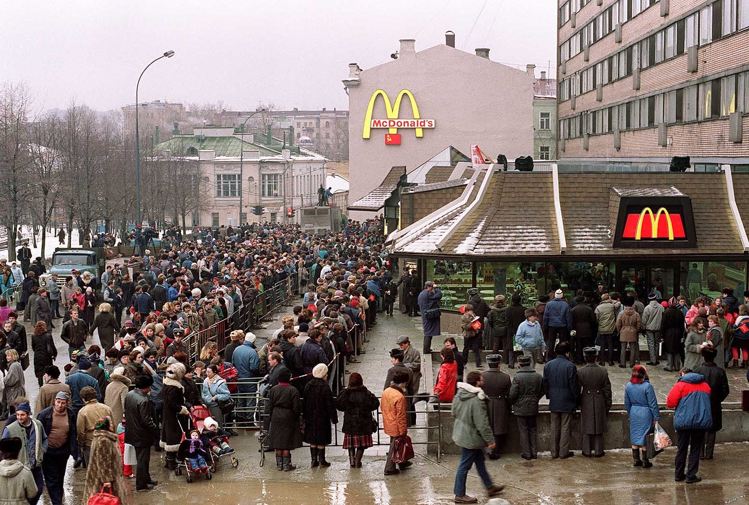 Image result for red square mcdonalds