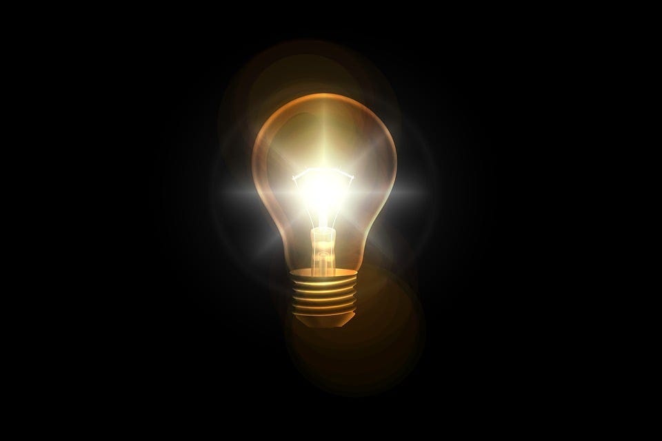 Free illustrations of Lightbulb