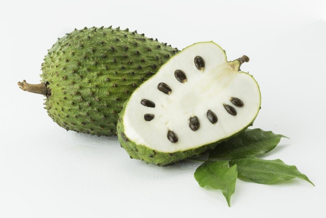 Amazon.com: Fresh Guanabana Soursop Graviola Set Of 3 Fruits (Total Weight  3-4 Pounds) : Grocery & Gourmet Food