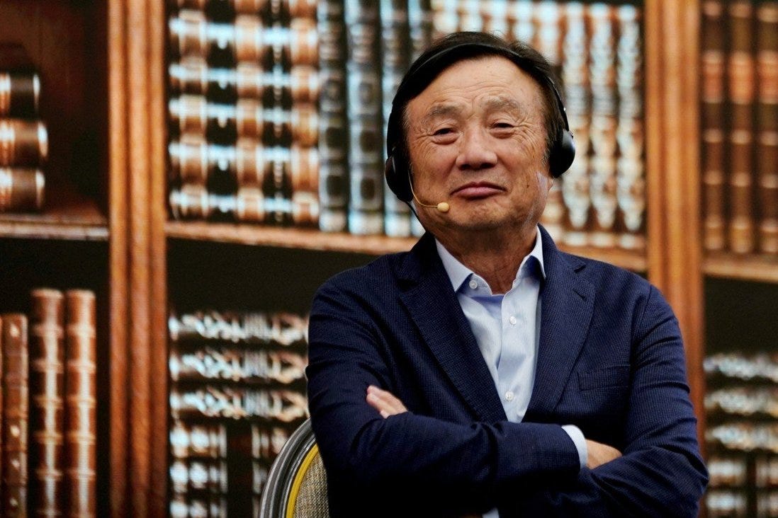 A new internal memo by Huawei founder Ren Zhengfei has gone viral in China. Photo: Reuters