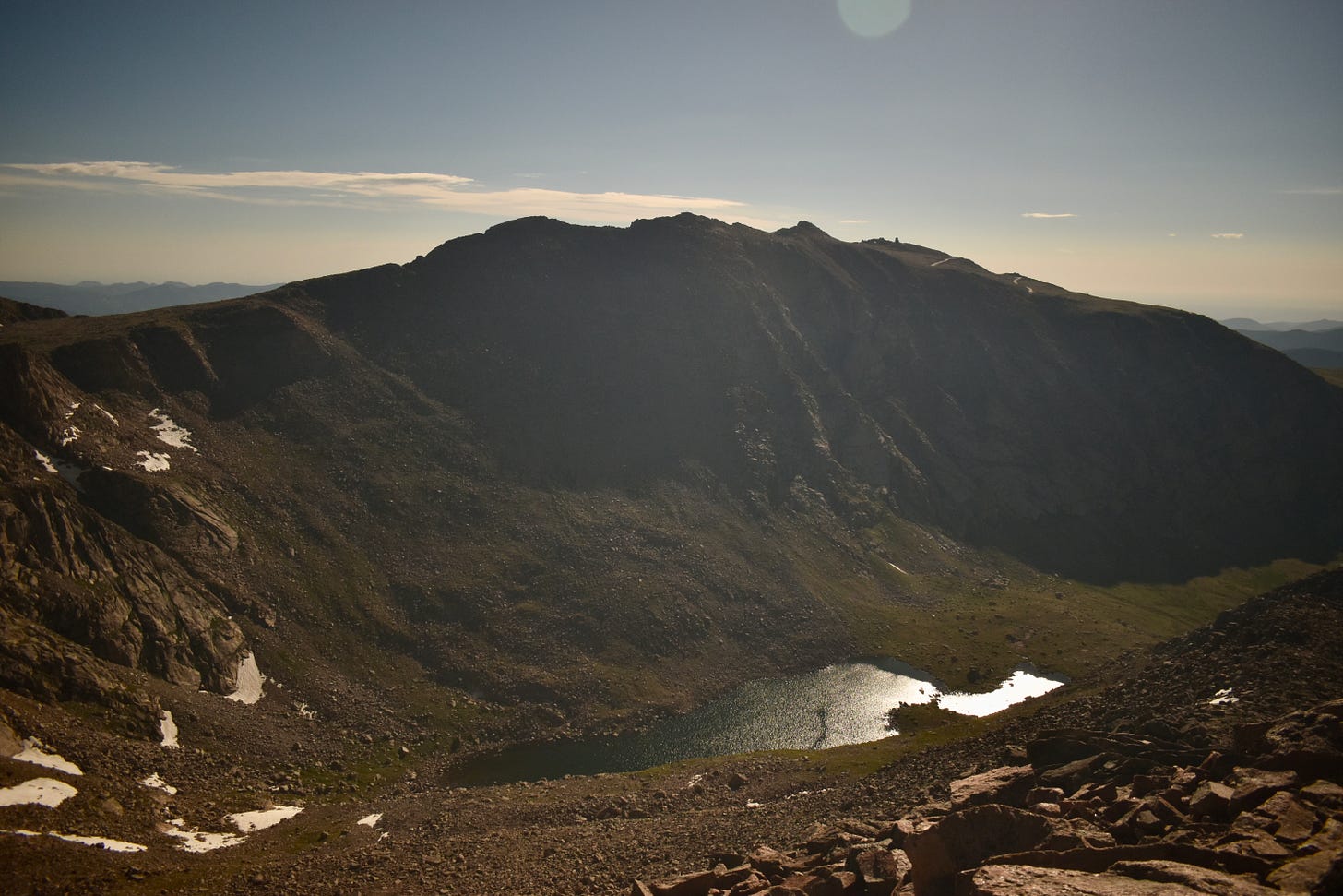 a look at the summit of Mount Evans