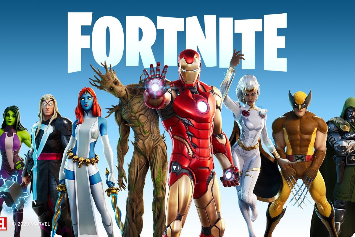 Fortnite Chapter 2 season 4 battle pass all Marvel skins - Polygon