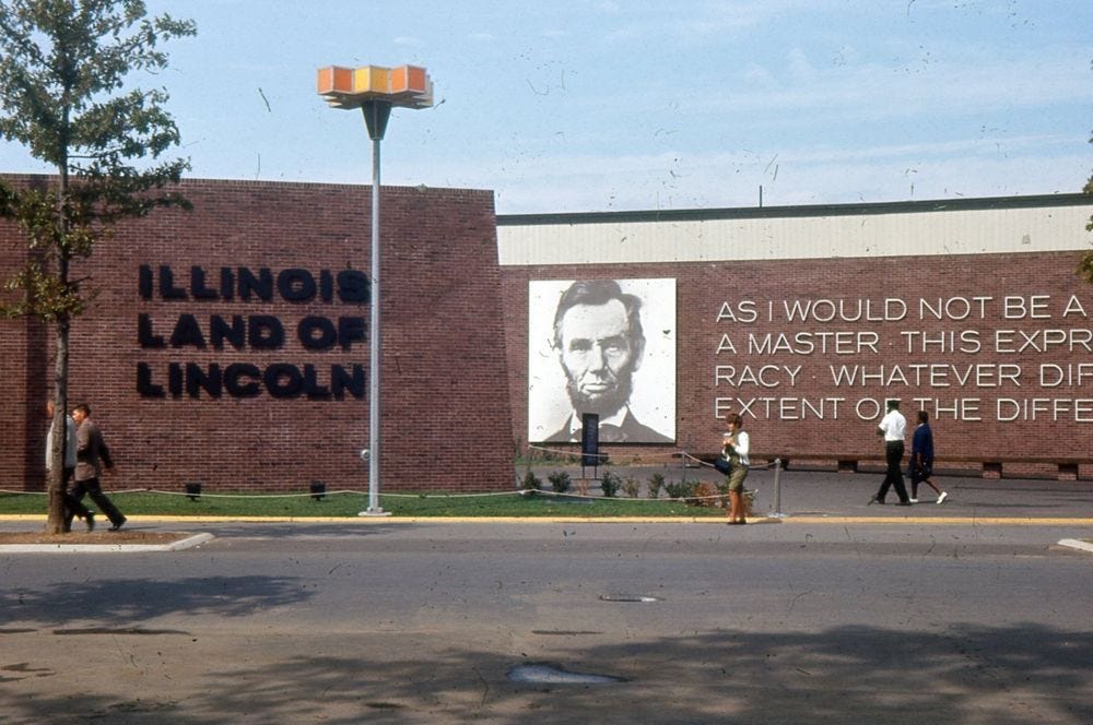 Tom Orrow on Twitter: &quot;Today is the Inaugural &quot;🌐 World&#39;s Fair Wednesday  🌐&quot; Great Moments with Mr. Lincoln presented in The Great State of Illinois  Pavilion at the 1964/1965 New York World&#39;s