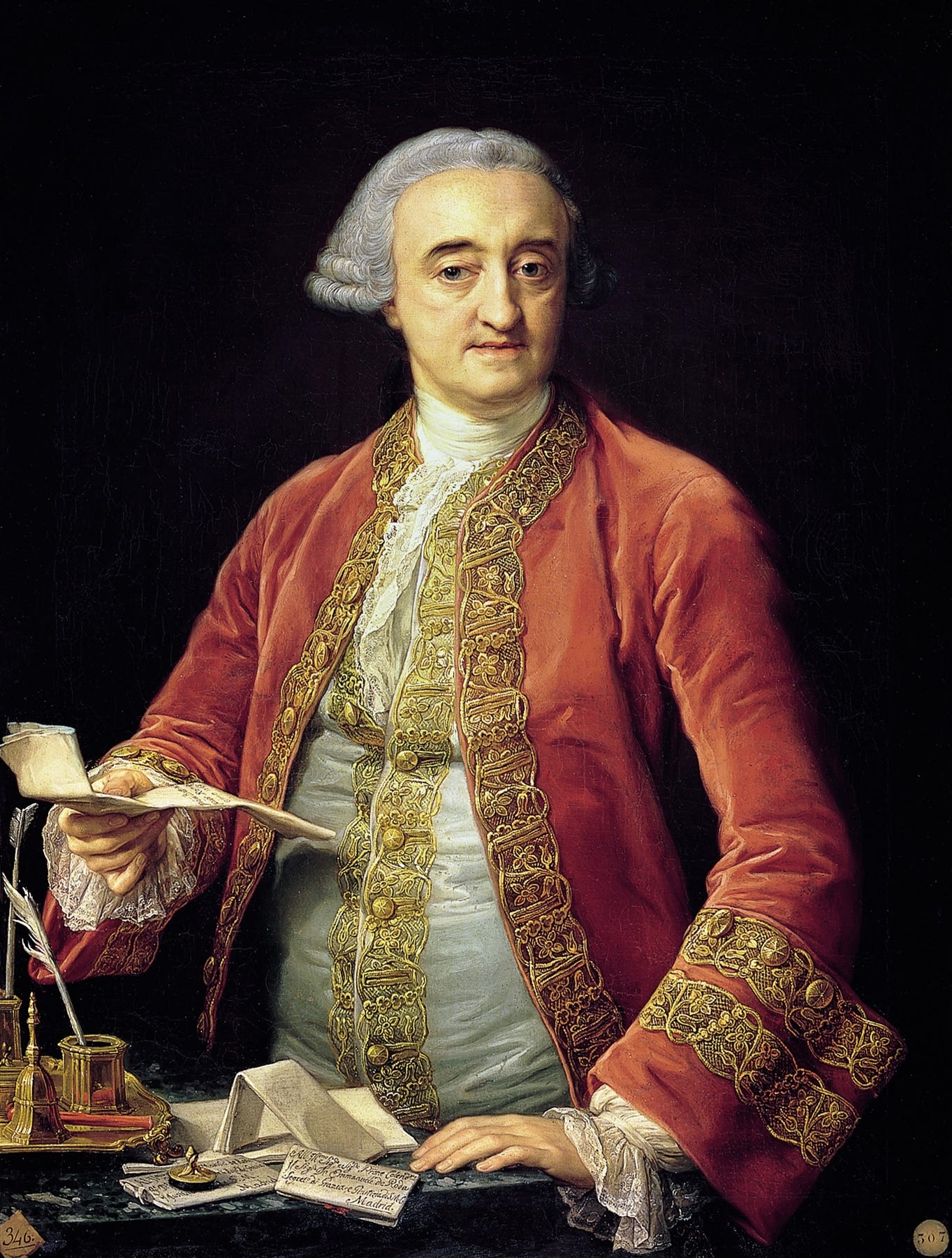 Manuel de Roda y Arrieta (1765) by Pompeo Batoni