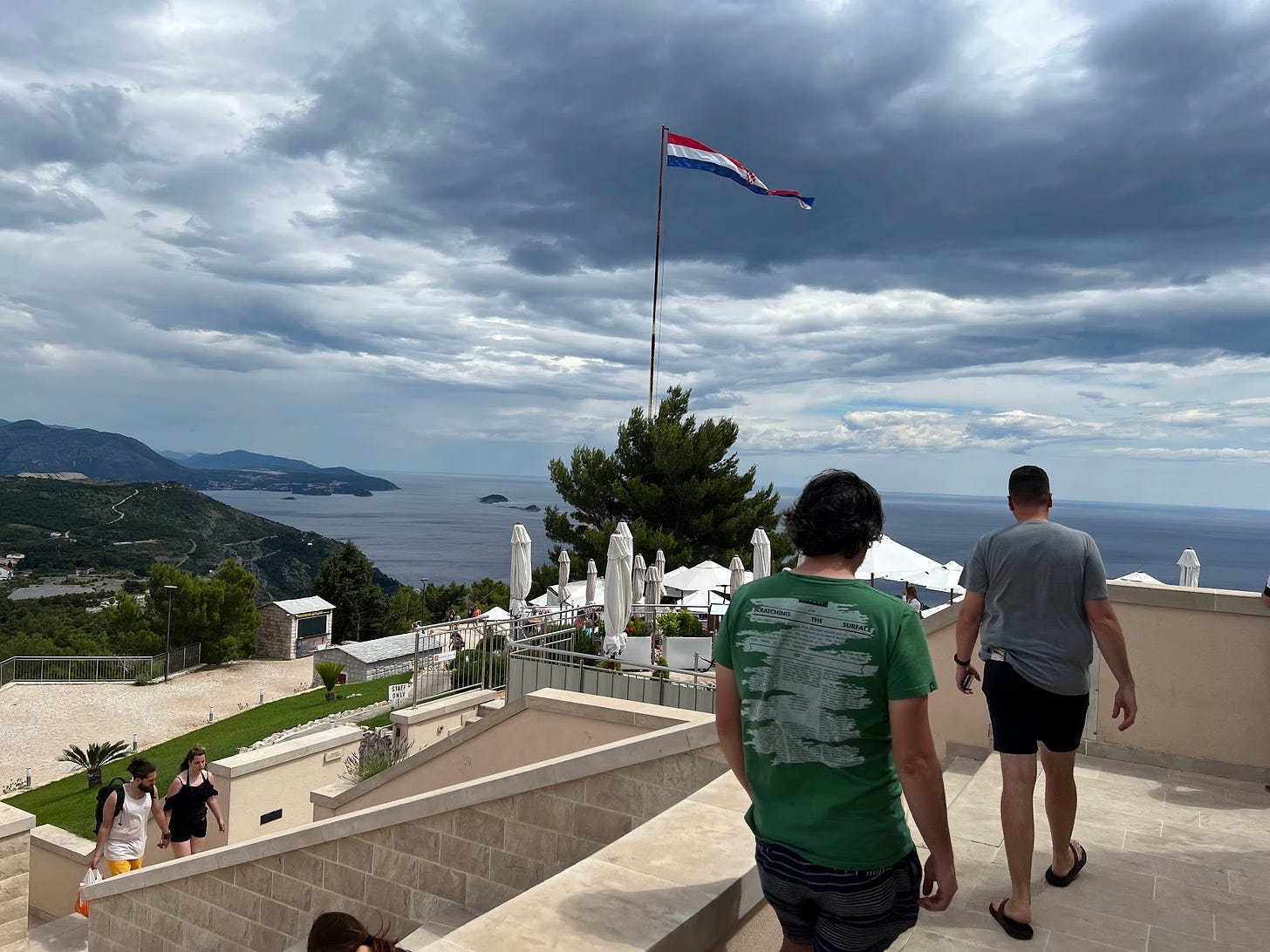 James and Joe atop Dubrovnik