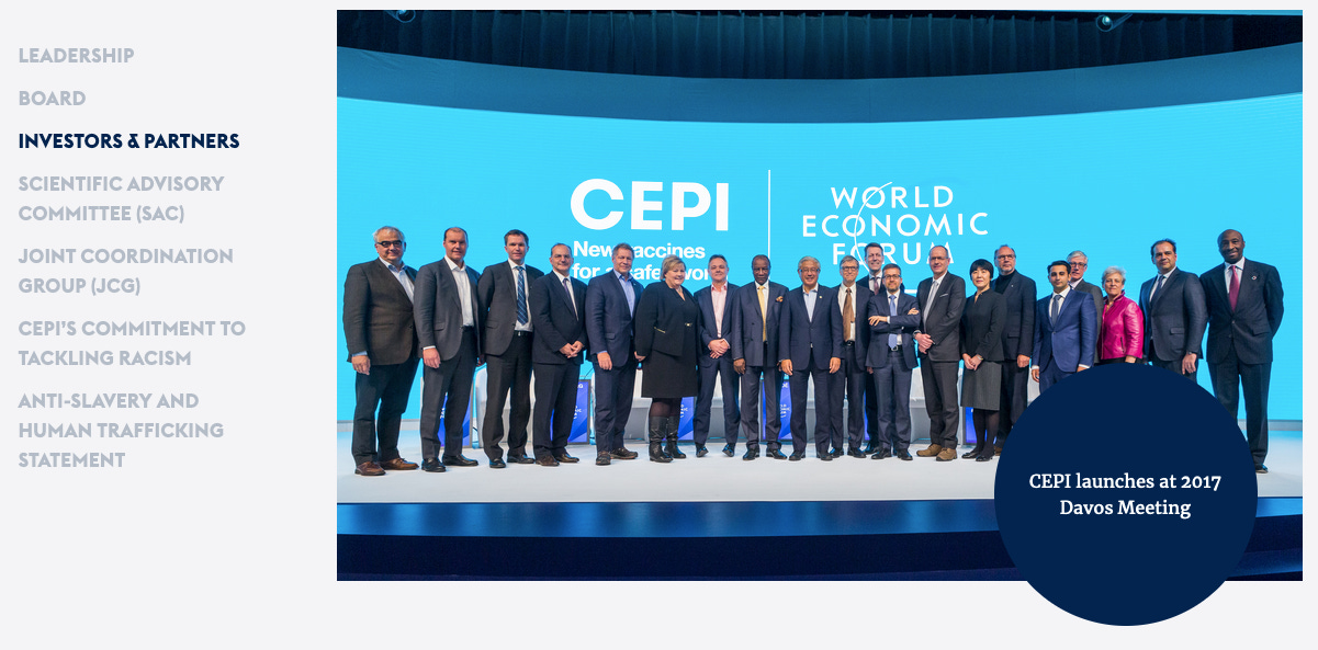CEPI WEF DAVOS 2017