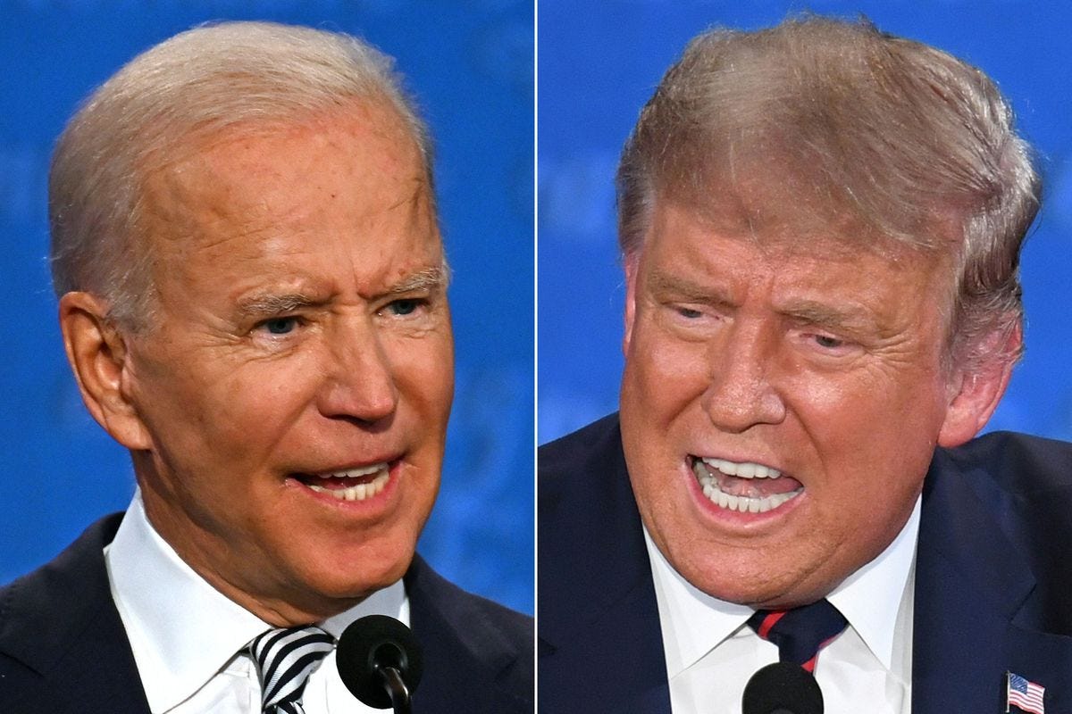 How to watch Trump and Biden's dueling town halls tonight - Vox