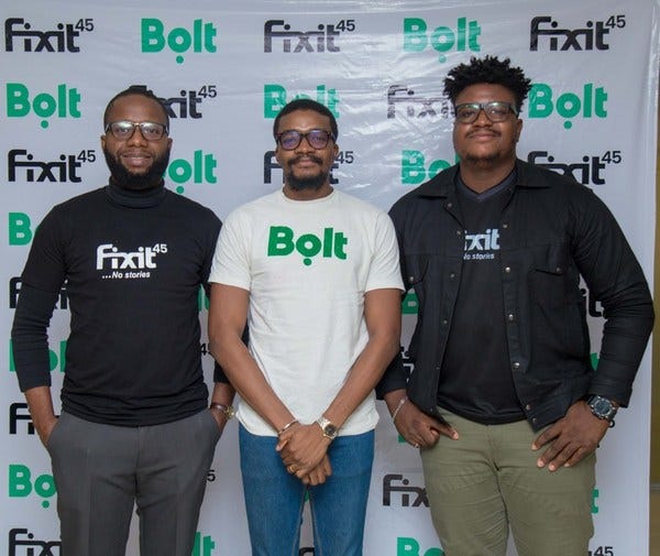 Bolt and Fixit45 Collaborate to Improve Access To Autocare Services In Nigeria
